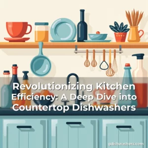 Artistic representation for Revolutionizing Kitchen Efficiency: A Deep Dive into Countertop Dishwashers