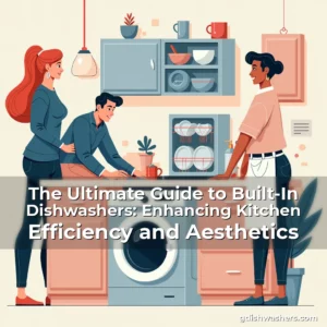 Artistic representation for The Ultimate Guide to Built-In Dishwashers: Enhancing Kitchen Efficiency and Aesthetics