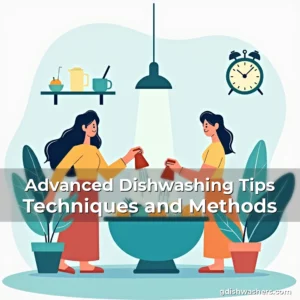 Artistic representation for Advanced Dishwashing Tips Techniques and Methods
